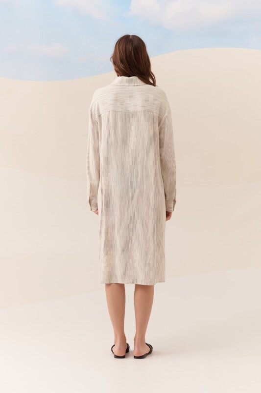 Midi Boy Günlük Elbise Standart Renk - 2