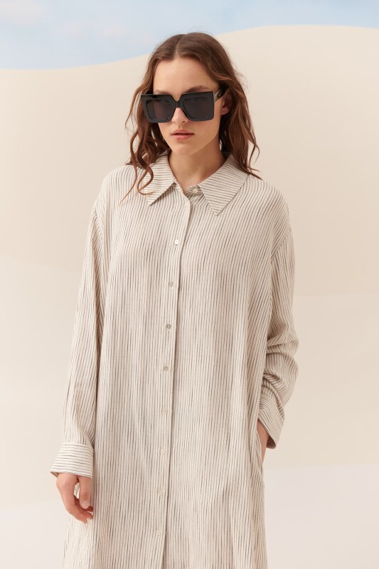 Midi Boy Günlük Elbise Standart Renk - 3