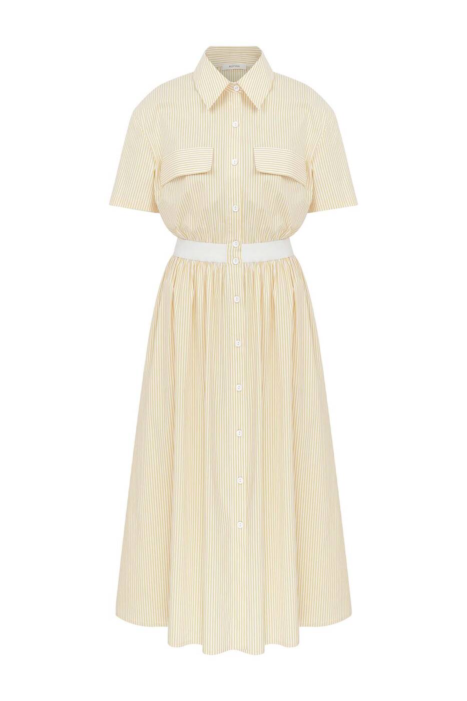 Kısa Kollu Günlük Elbise Standart Renk - 4