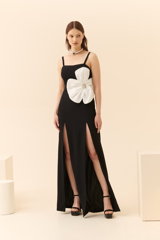 Yırtmaçlı Abi Siyah - 1