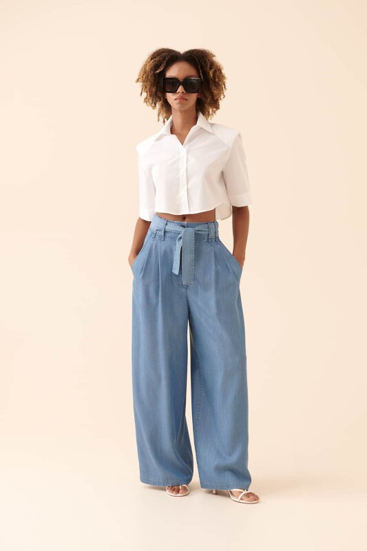 Pantolon Lacivert - 1