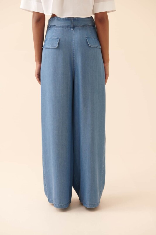 Pantolon Lacivert - 4