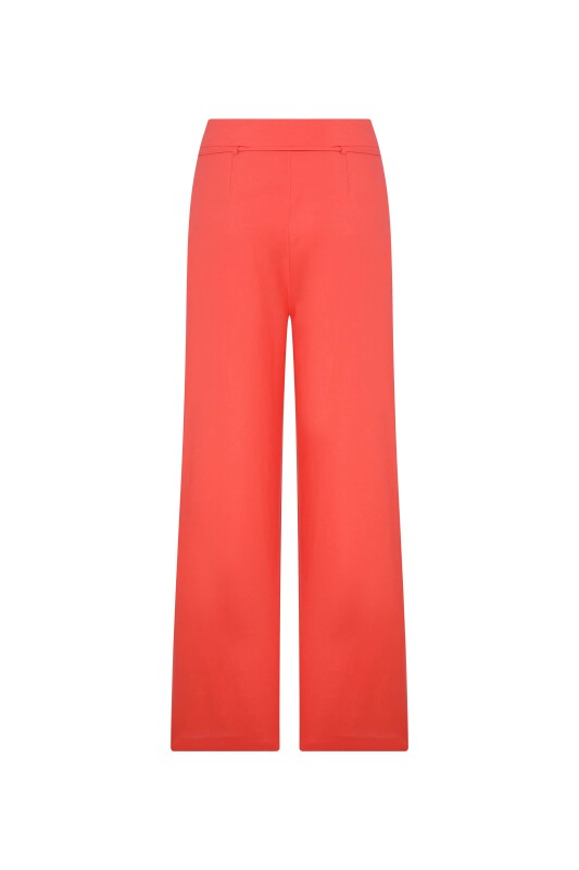 Geniş Paça Pantolon Nar Çiçeği - 5