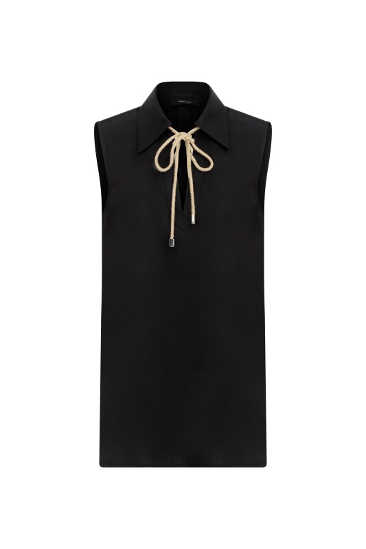 Kolsuz Bluz Siyah - 4