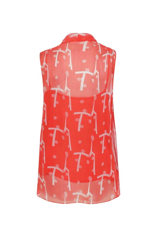 Kısa Kollu Bluz Standart Renk - 5