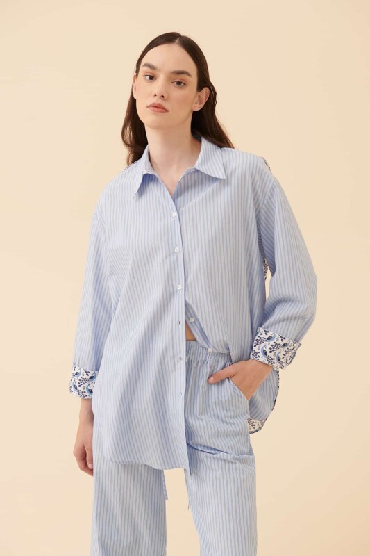 Çizgili Gömlek Standart Renk - 1