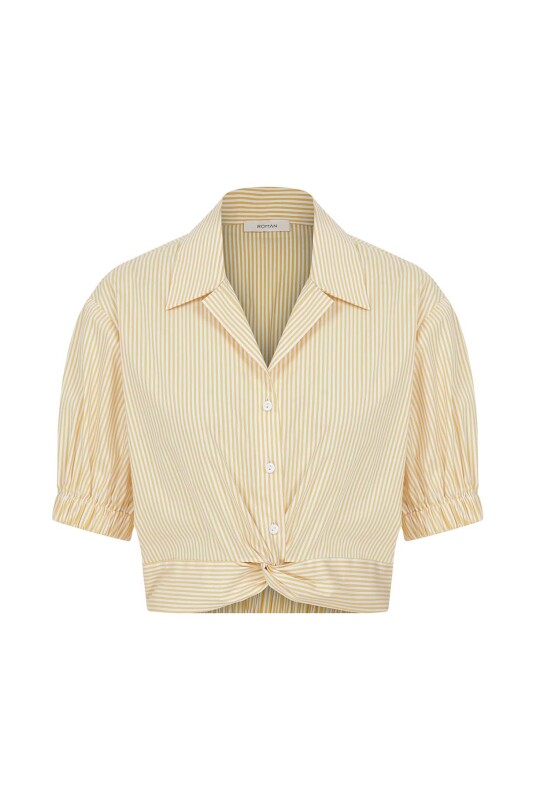 Crop Gömlek Standart Renk - 3