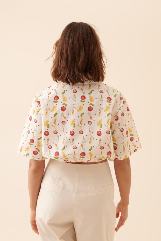 Crop Gömlek Standart Renk - 2