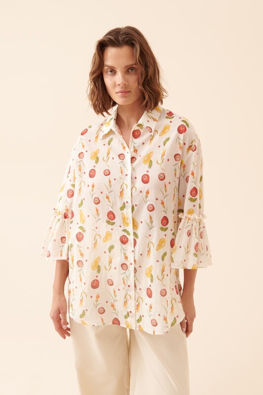 Desenli Gömlek Standart Renk - 1