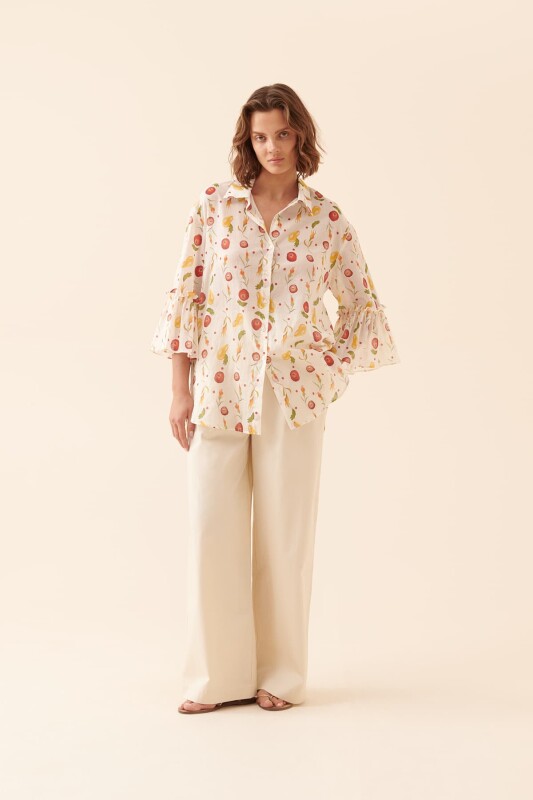 Desenli Gömlek Standart Renk - 3