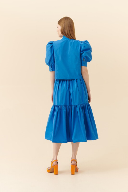 Balon Kol Gömlek Mavi - 2