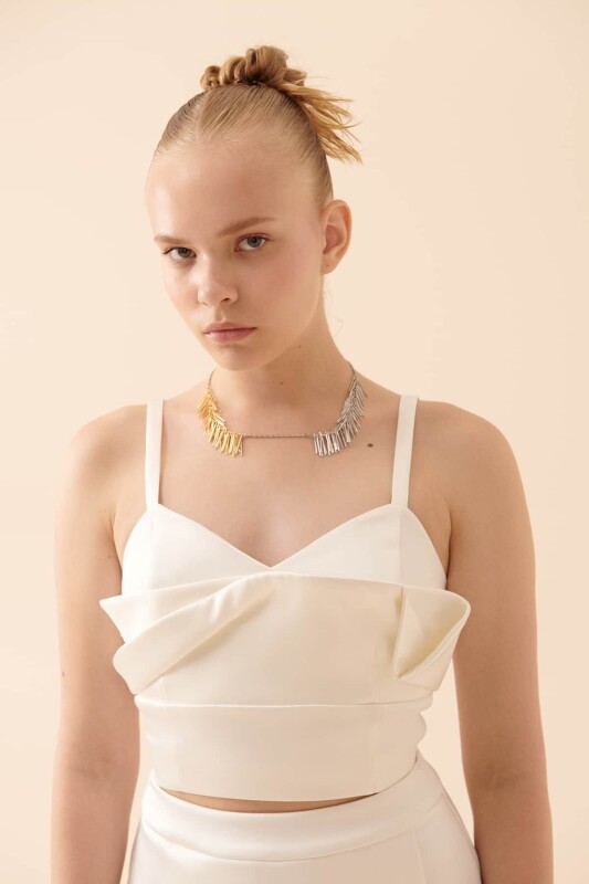 Askılı Büstiyer Beyaz - 3