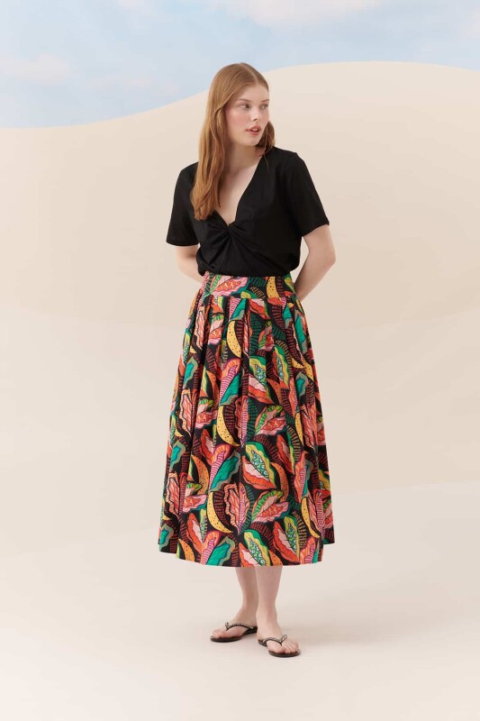 Pileli Etek Standart Renk - 1