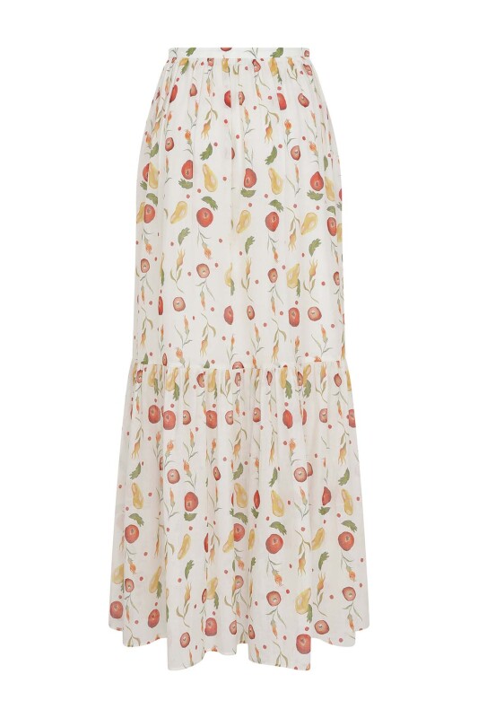 Desenli Etek Standart Renk - 5