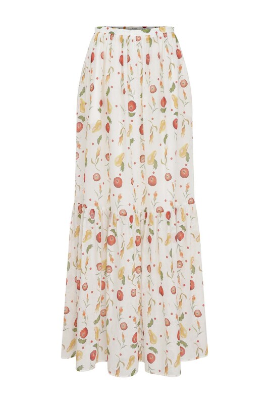 Desenli Etek Standart Renk - 4