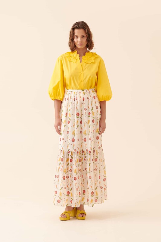 Desenli Etek Standart Renk - 3