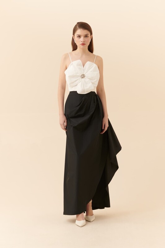 Abiye Etek Siyah - 1