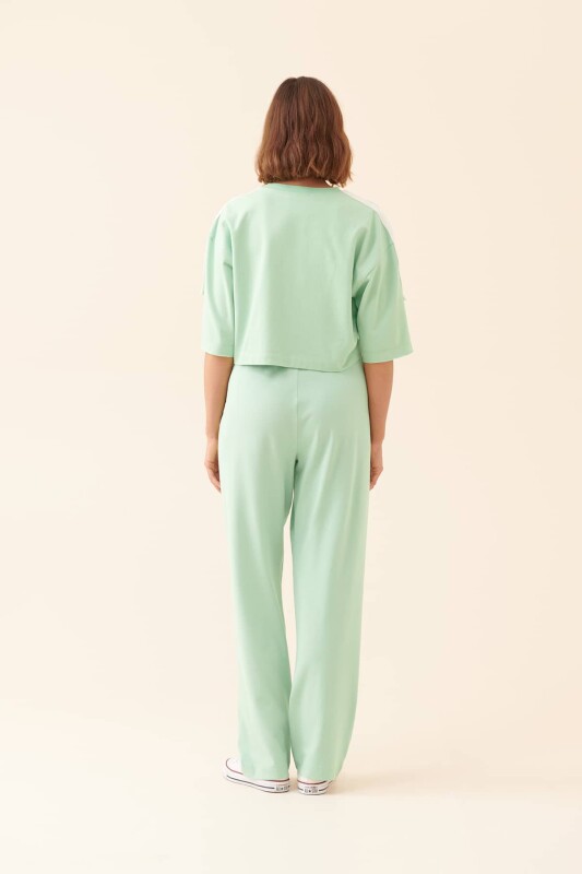 Beli Bağlamalı Pantolon Yeşil - 2
