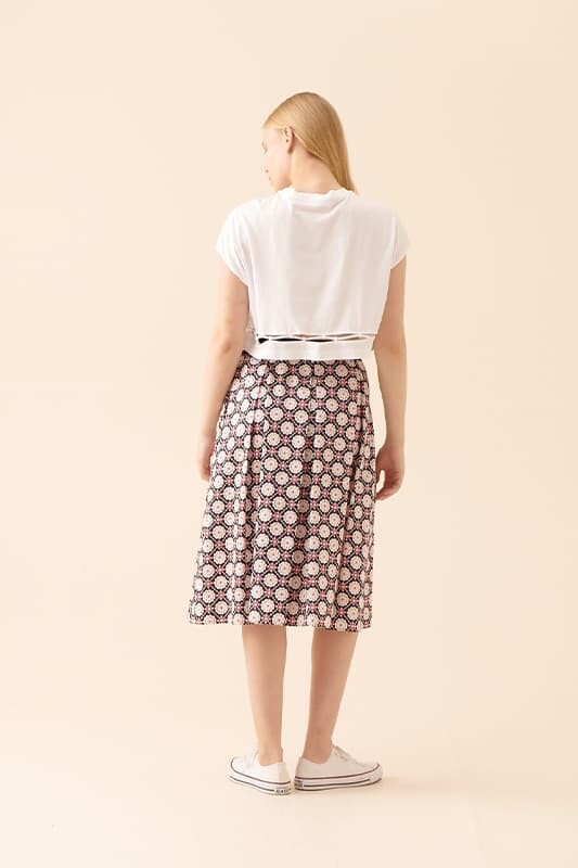 Bisiklet Yaka T-Shirt Beyaz - 2