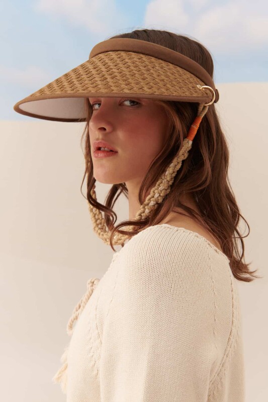 Yazlık Şapka Kahve - 1