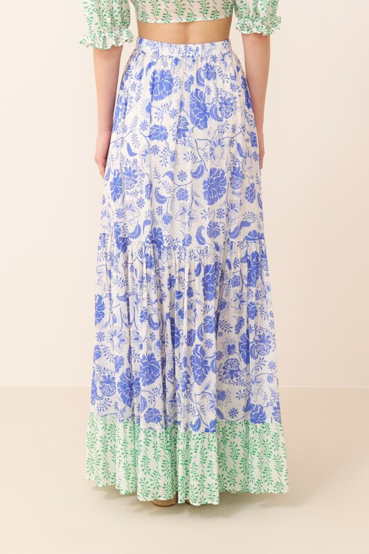 Pileli Maksi Boy Etek Standart Renk - 2