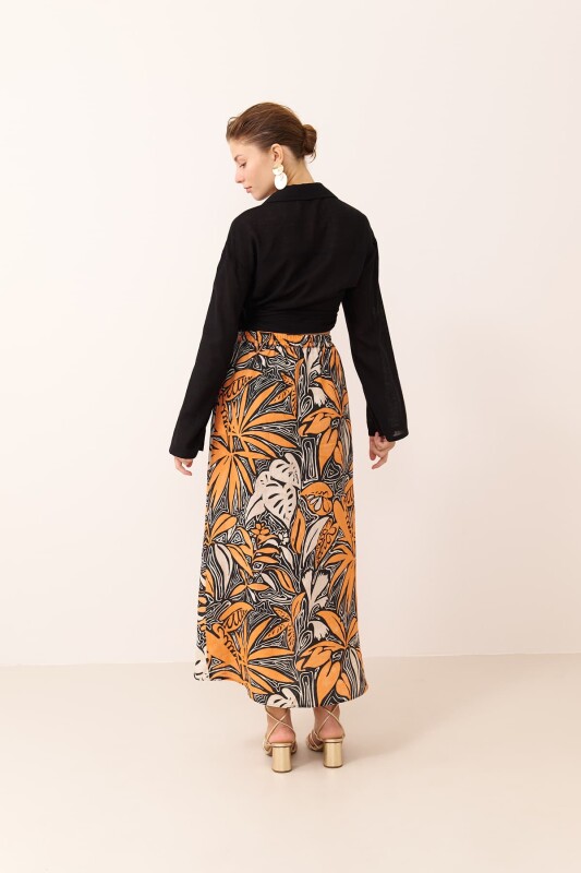 Yandan Bağlamalı Bluz Siyah - 2