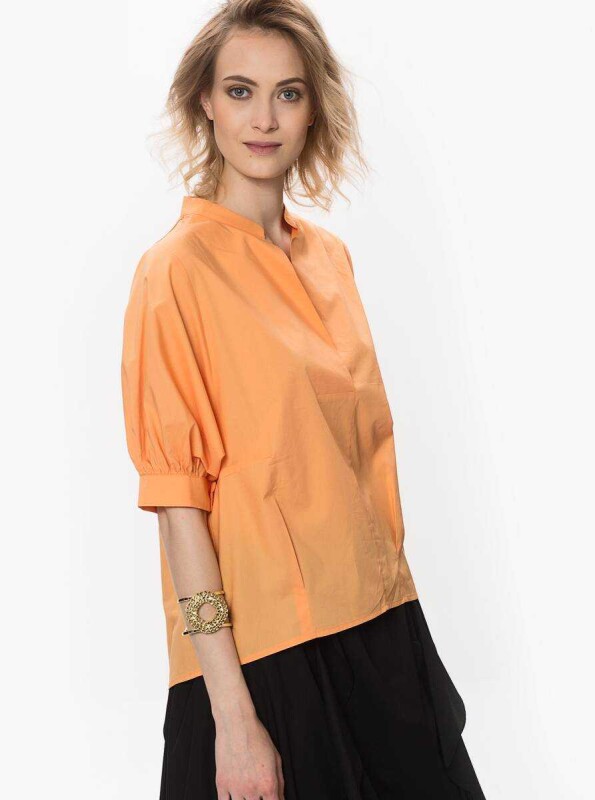 Yarım Kollu Bluz Kayısı - 1