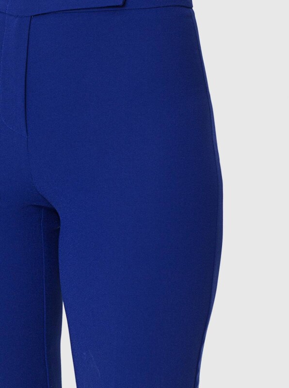  Yüksek Bel Pantolon Saks - 4
