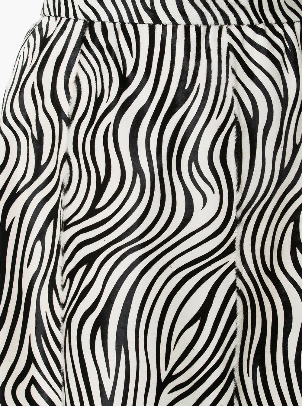  Zebra Desenli Deri Etek Standart Renk - 3