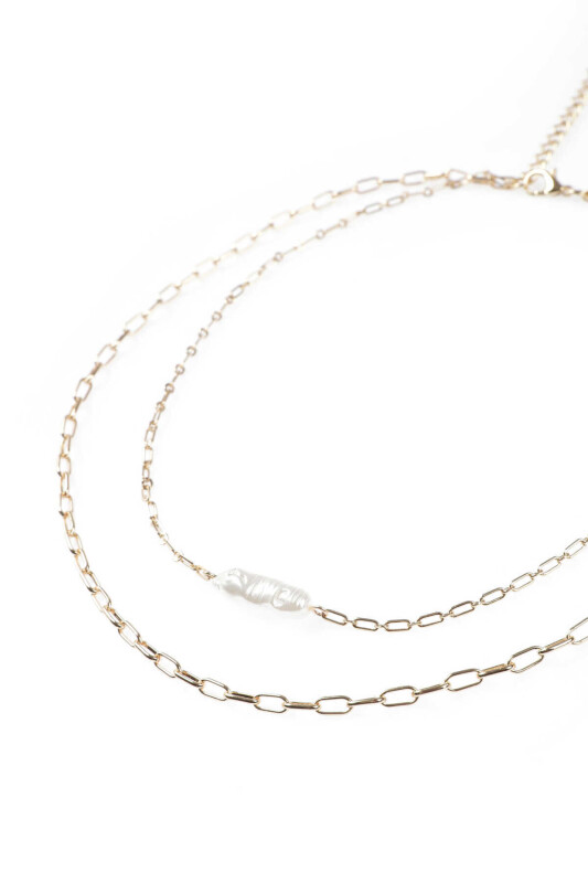 Zincirli Kadın Kolye Standart Renk - 2